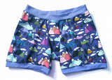 Flat Front Surprise Print Boxer Briefs